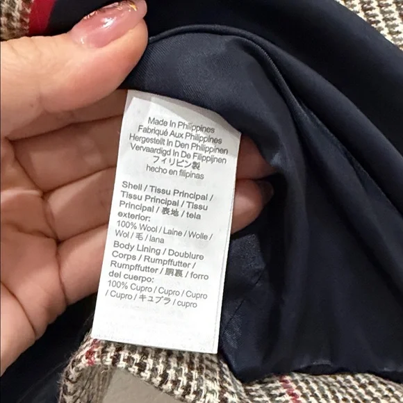 J. Crew Sommerset blazer in glen plaid English wool size 14 - Picture 6 of 8